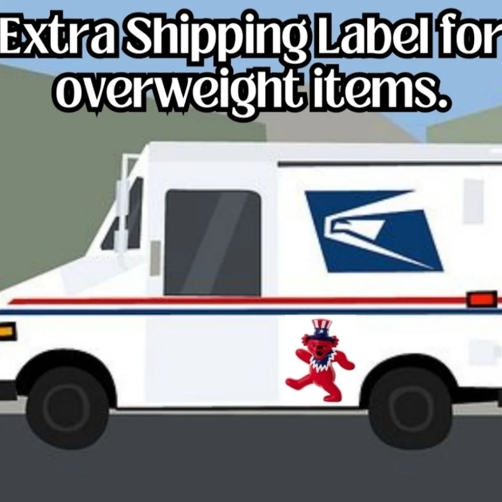 **Overweight Shipping Label For Orders Over 5lbs**